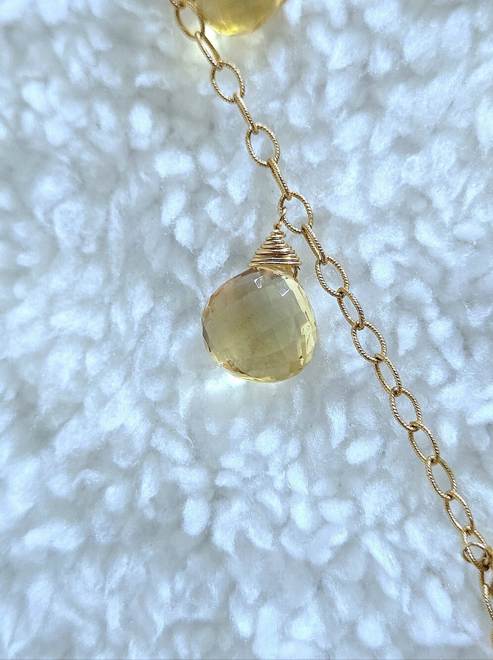Gold💛 Necklace With Citrine🧡 Gemstones💎 - NWOT - Picture 14 of 16